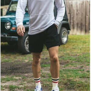 Like New! Nice Laundry 4" Pocket Lounge Short Black in Size L